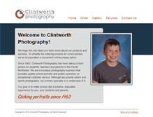 Tablet Screenshot of clintworthphotography.com